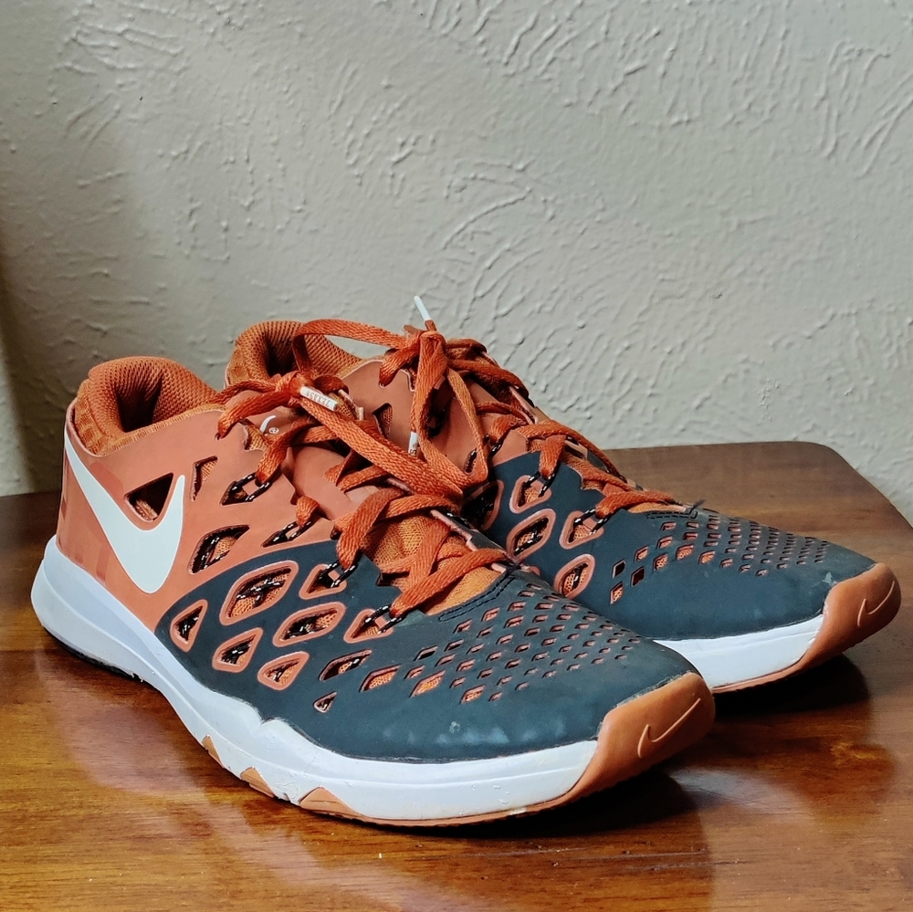 Nike Texas Longhorn Train Speed 4 Amp Training Orange 844102 800 Men's Size 8.5